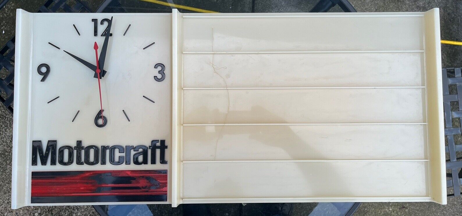 Ford Dealership Motorcraft Service Sign With Clock  28\