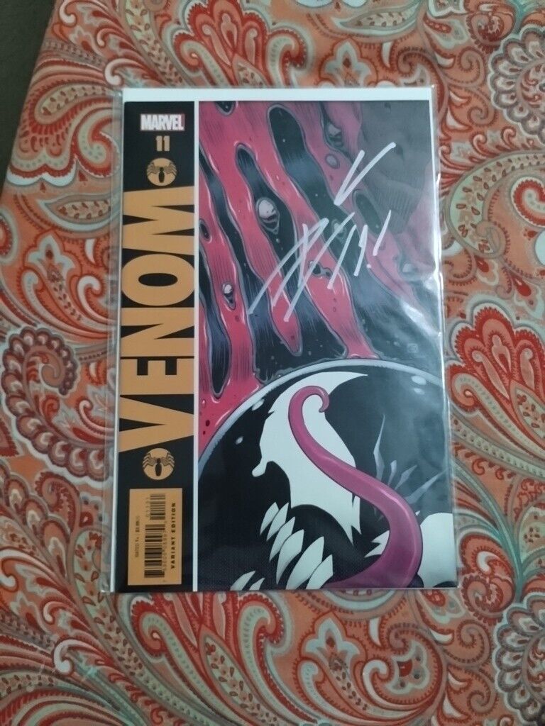 Venom #11 Variant Signed By Donny Cates 2019 Marvel Comics