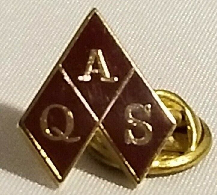 AQS American Quilters Association Enamel Lapel Hat Cap Pin Badge Pinback
