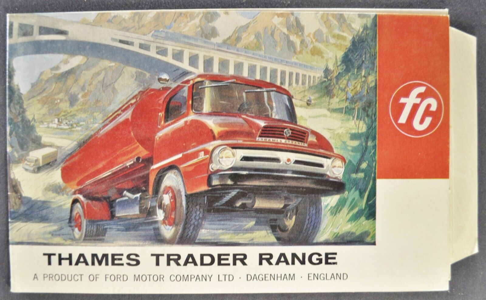 1959-1960 Ford Thames Trader FC Truck Mailer Brochure English Excellent Original