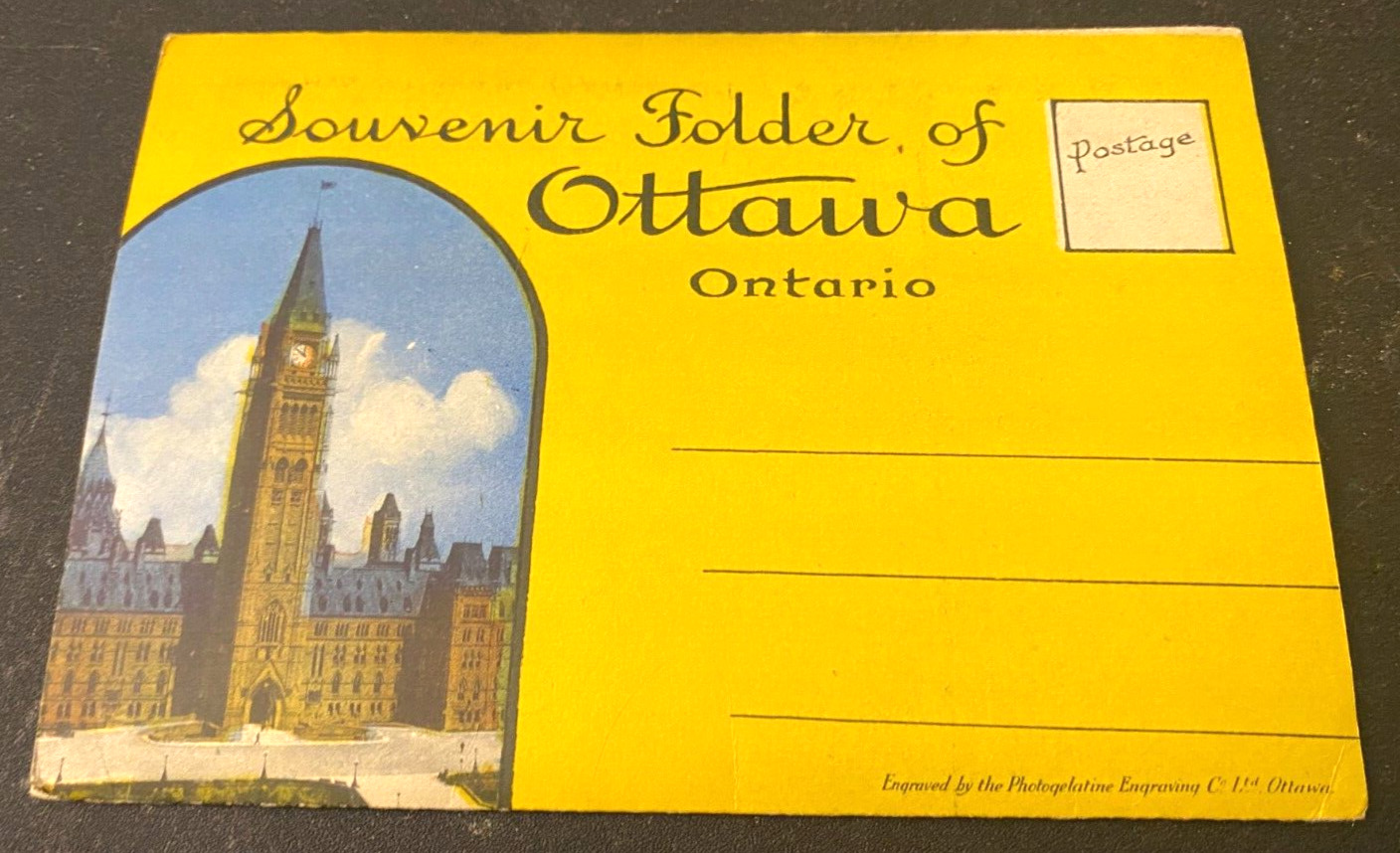 Souvenir Folder of Ottawa OntarioCanada 16 views UnPosted 1949