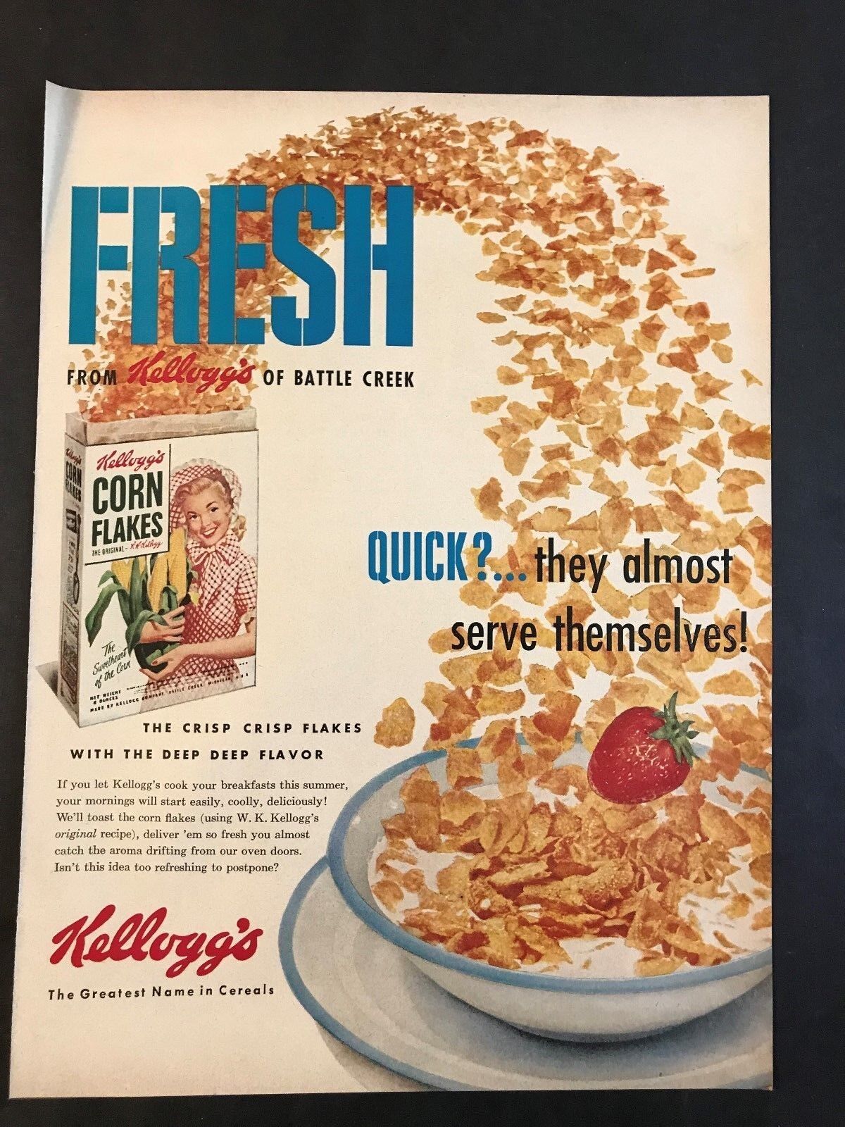 1953 Kellogg\'s Corn Flakes