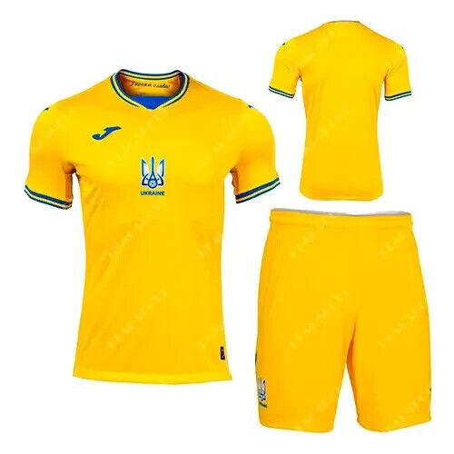 Children's football uniform of the national team of Ukraine Euro 2020 Main
