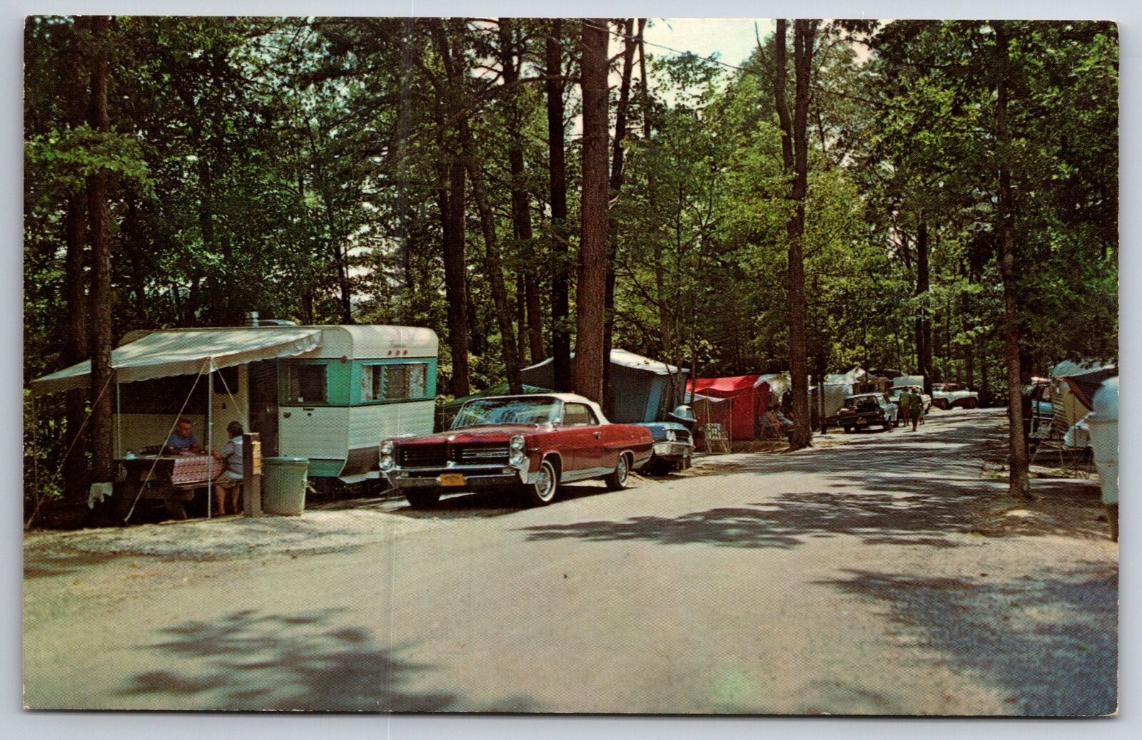 Corbin~Cumberland State Falls Park~1964 Bonneville by Nappanee Franklin Camper 