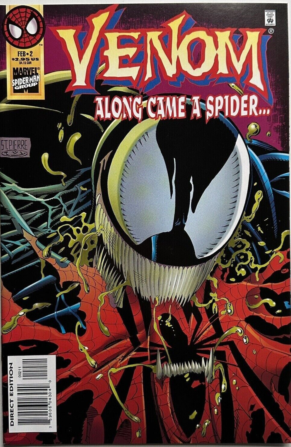 Venom along Came a Spider #2 MARVEL Comics 1996