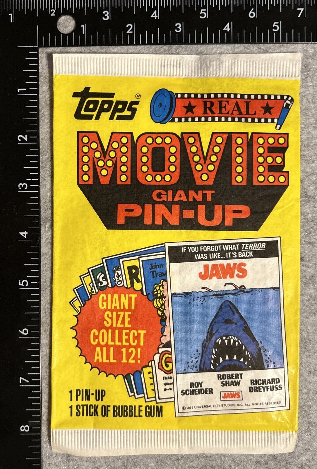 1981 TOPPS MOVIE GIANT PIN-UP WRAPPER