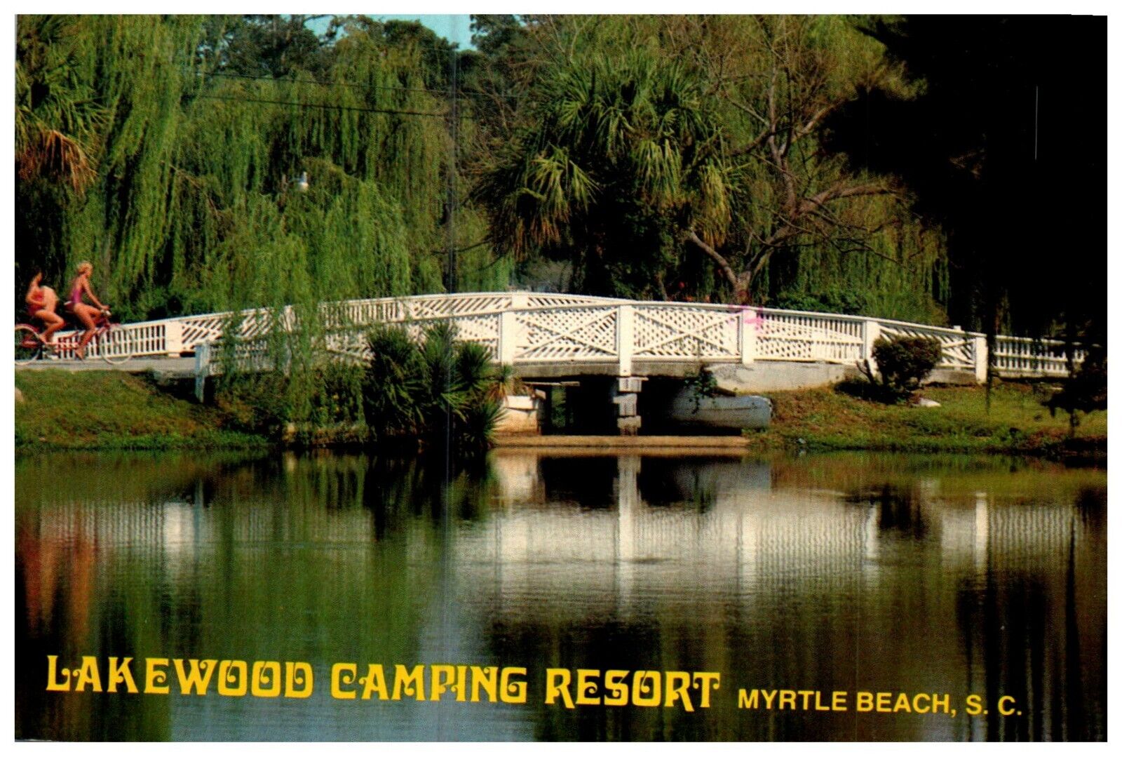 Myrtle Beach South Carolina; Lakewood Camping Resort on Ocean Adv Postcard SC