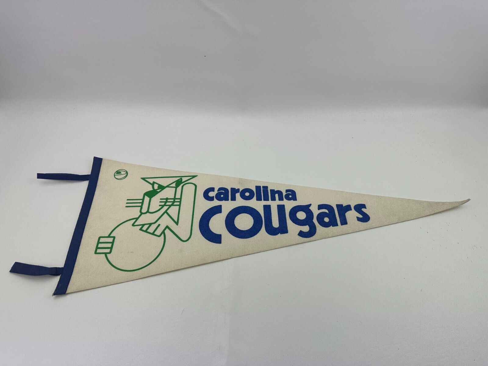 ABA Carolina Cougars Vintage Defunct Circa 1970\'s Style #2 Team Logo Pennant