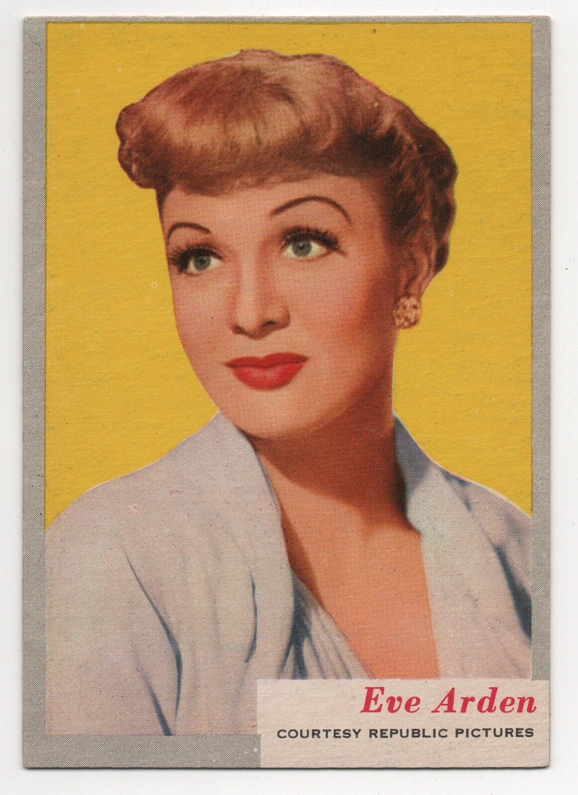 1953 Topps Who-Z-At-Star #13 Eve Arden EX
