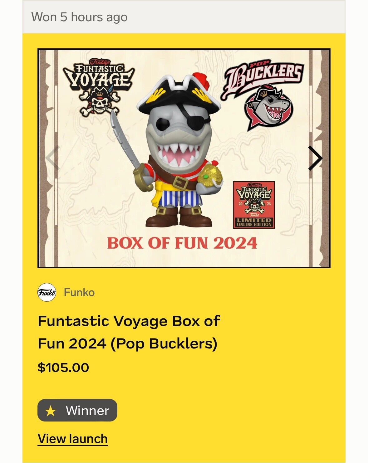 Funko Box Of Fun 2024 Fundays Freddy\'s Funtastic Voyage Pop Bucklers Confirmed