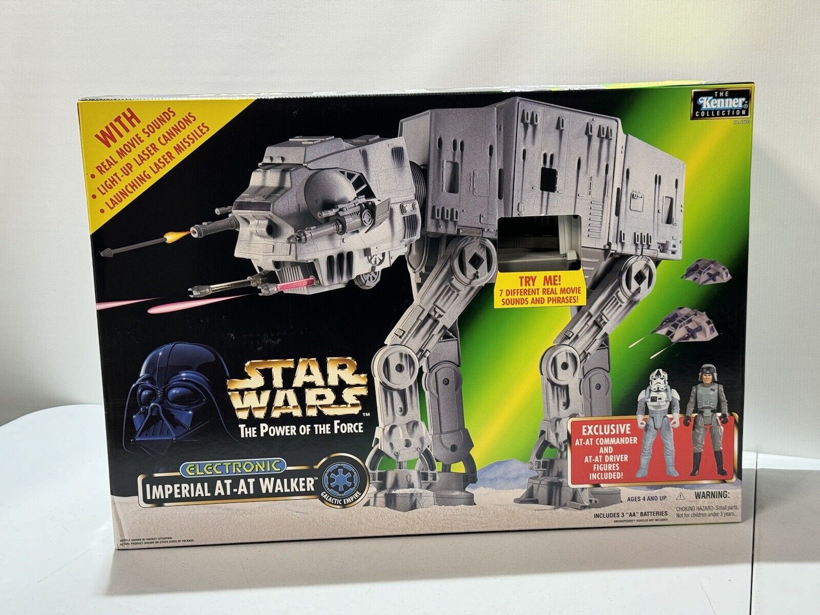 Imperial AT-AT Walker Electronic 1997 STAR WARS Power Of The Force MIB Sealed