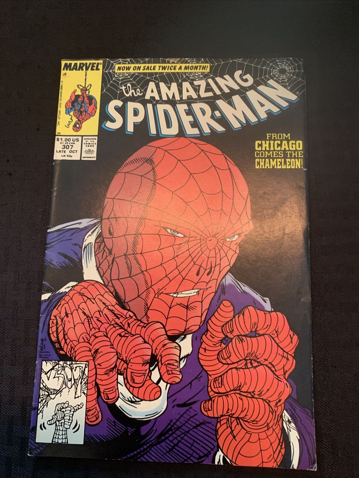 Amazing Spider-Man #307 Chameleon Todd McFarlane Marvel Comics 1988