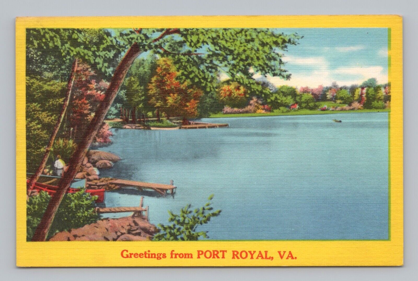Postcard Greetings From Port Royal Virginia