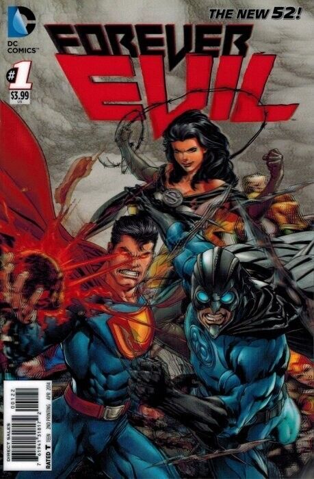 💥 FOREVER EVIL #1 3D 2ND PRINTING LENTICULAR MOTION VARIANT DC Justice League