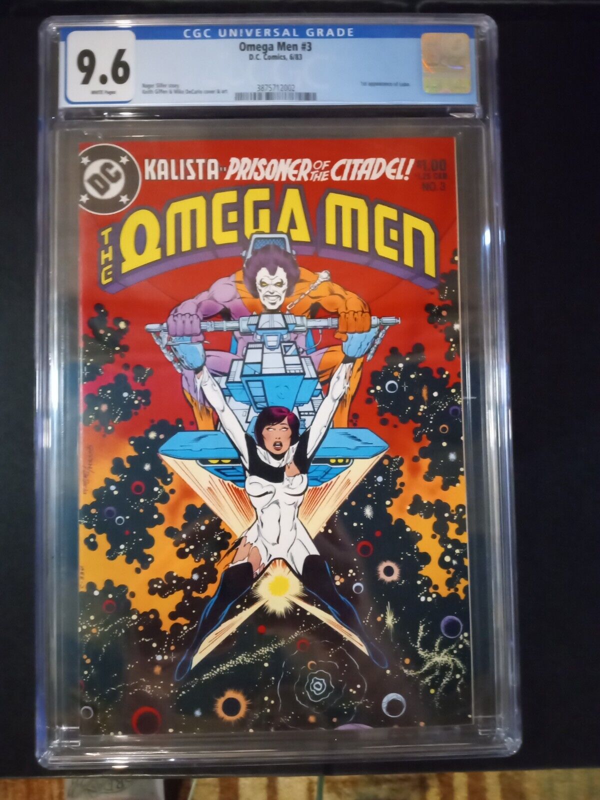 Omega men #3 cgc 9.6 first appearance Lobo DC comics 