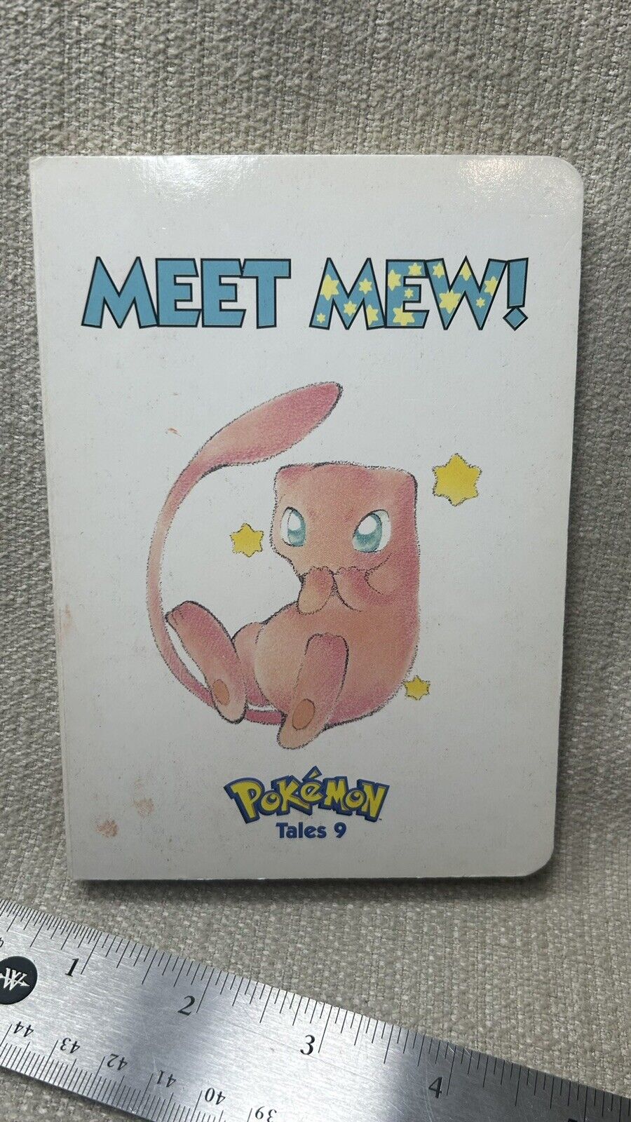 2001 VIZ Kids Pokemon Tales Children’s Board Book 9 Meet Mew