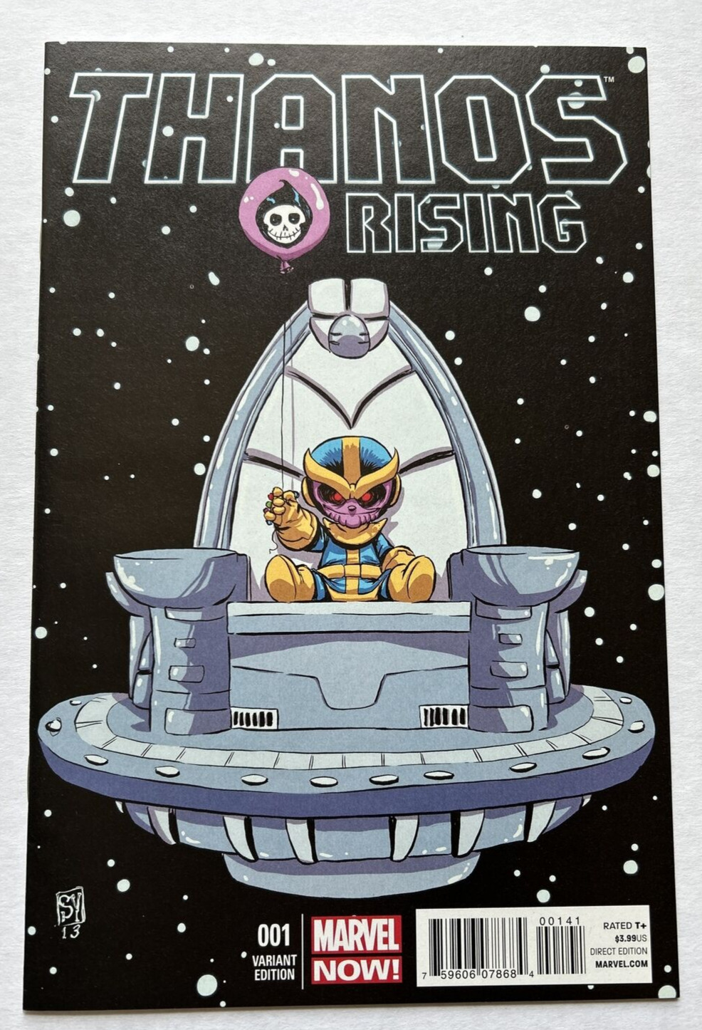 Thanos Rising #1 (2013) -Variant Cover by Skottie Young