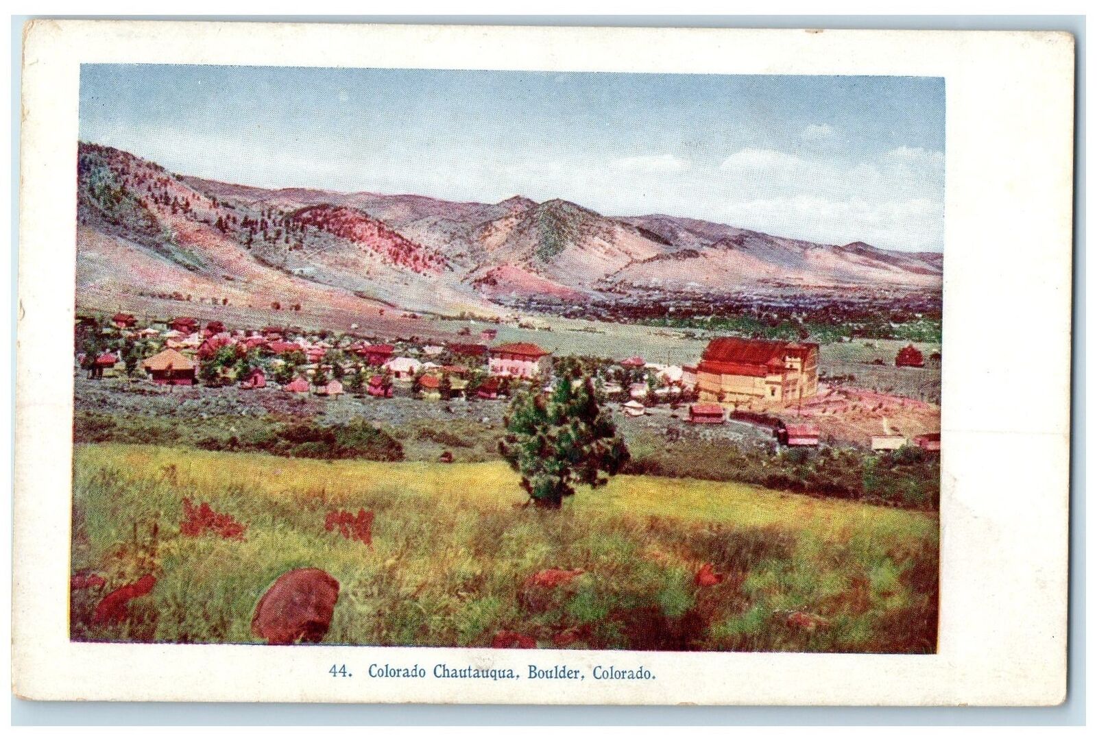 c1905 Colorado Chautauqua Village Mountain Boulder Colorado CO Unposted Postcard