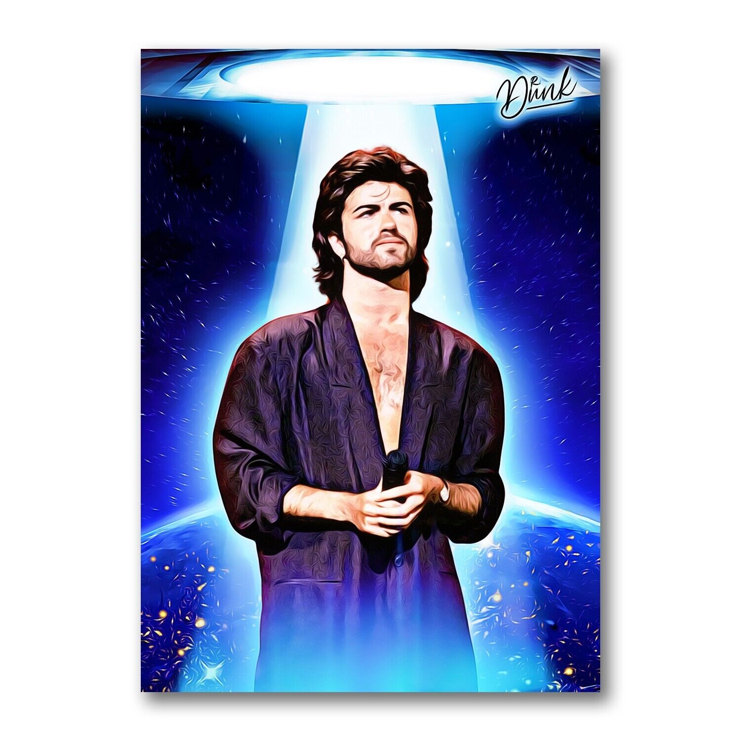 George Michael Earth\'s Finest Sketch Card Limited 02/30 Dr. Dunk