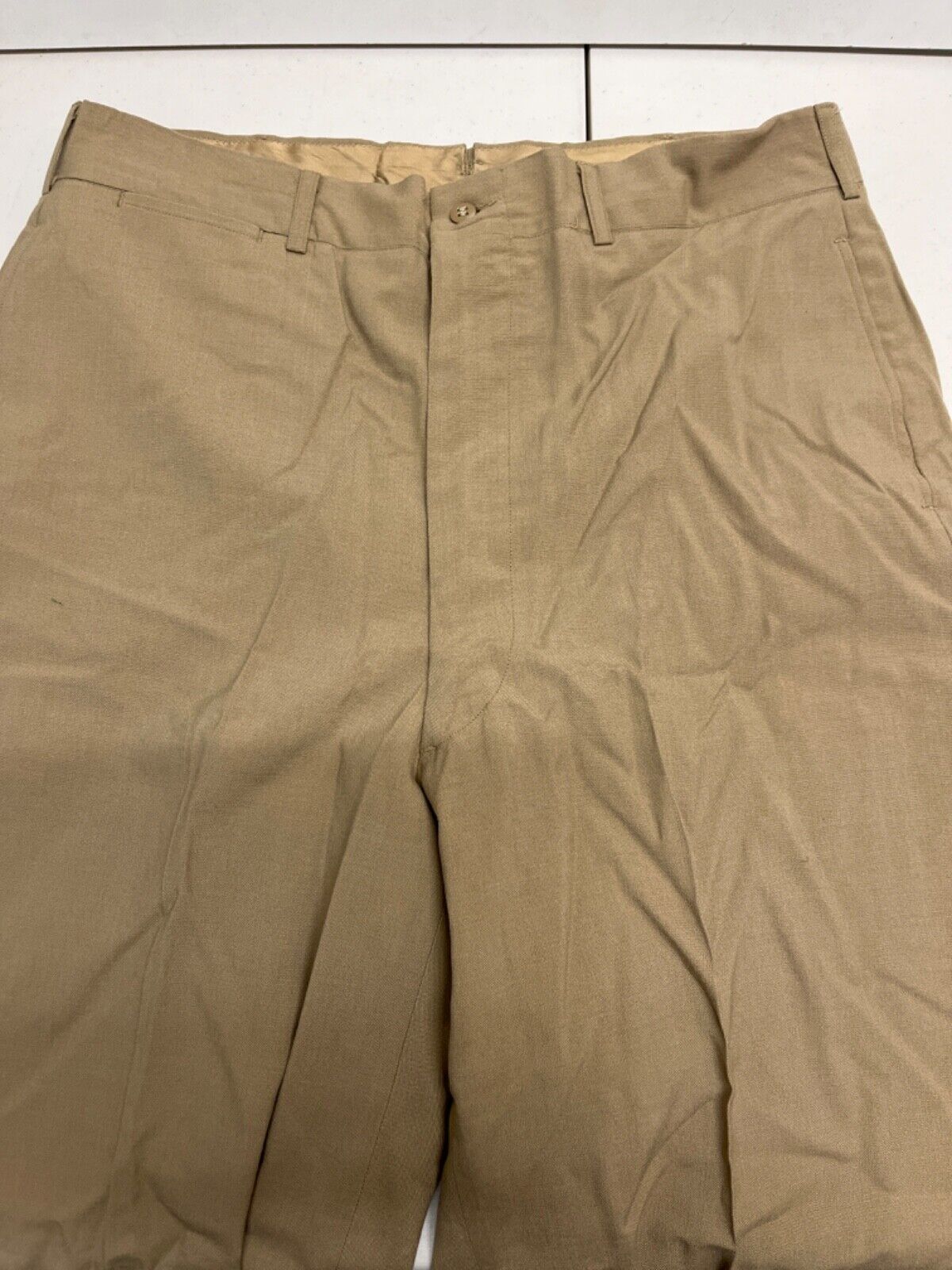 Vintage Italian Uniform Kahki Colored Pants