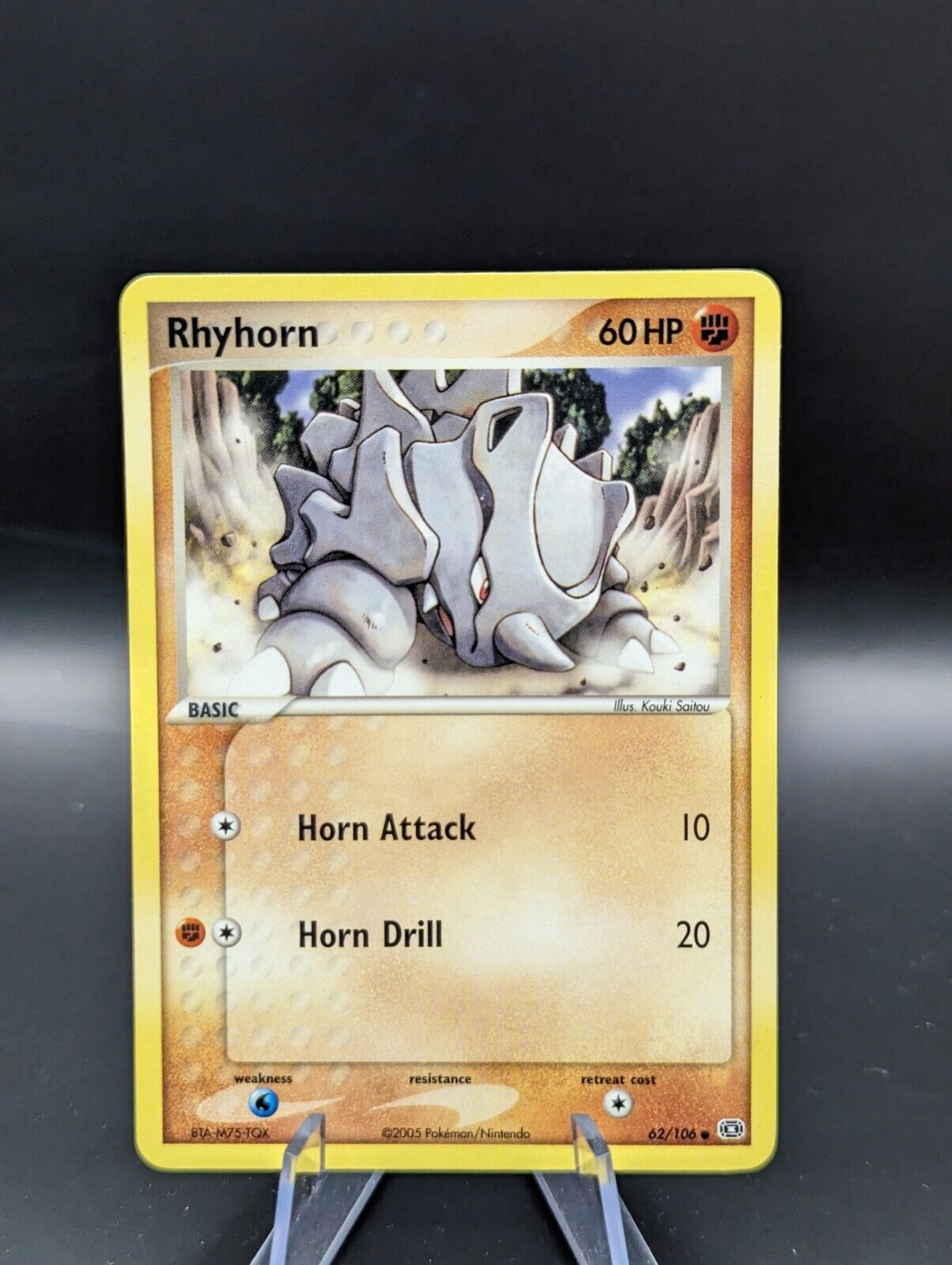 Rhyhorn 62/106 EX Emerald Pokemon Card NM #38A