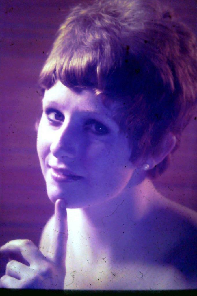 35mm Colour Slide- Girl with Pixi Cut- Kit Goninon 1970\'s
