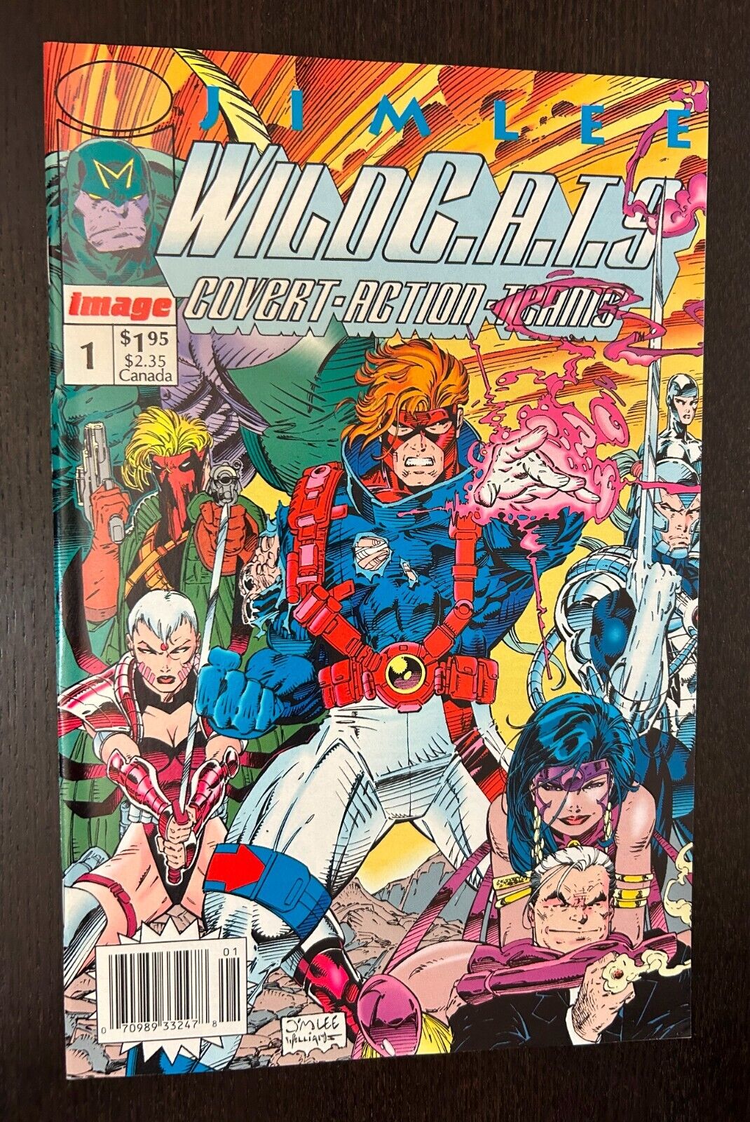 WILDCATS #1 (Image Comics 1992) -- Jim Lee -- NEWSSTAND Variant