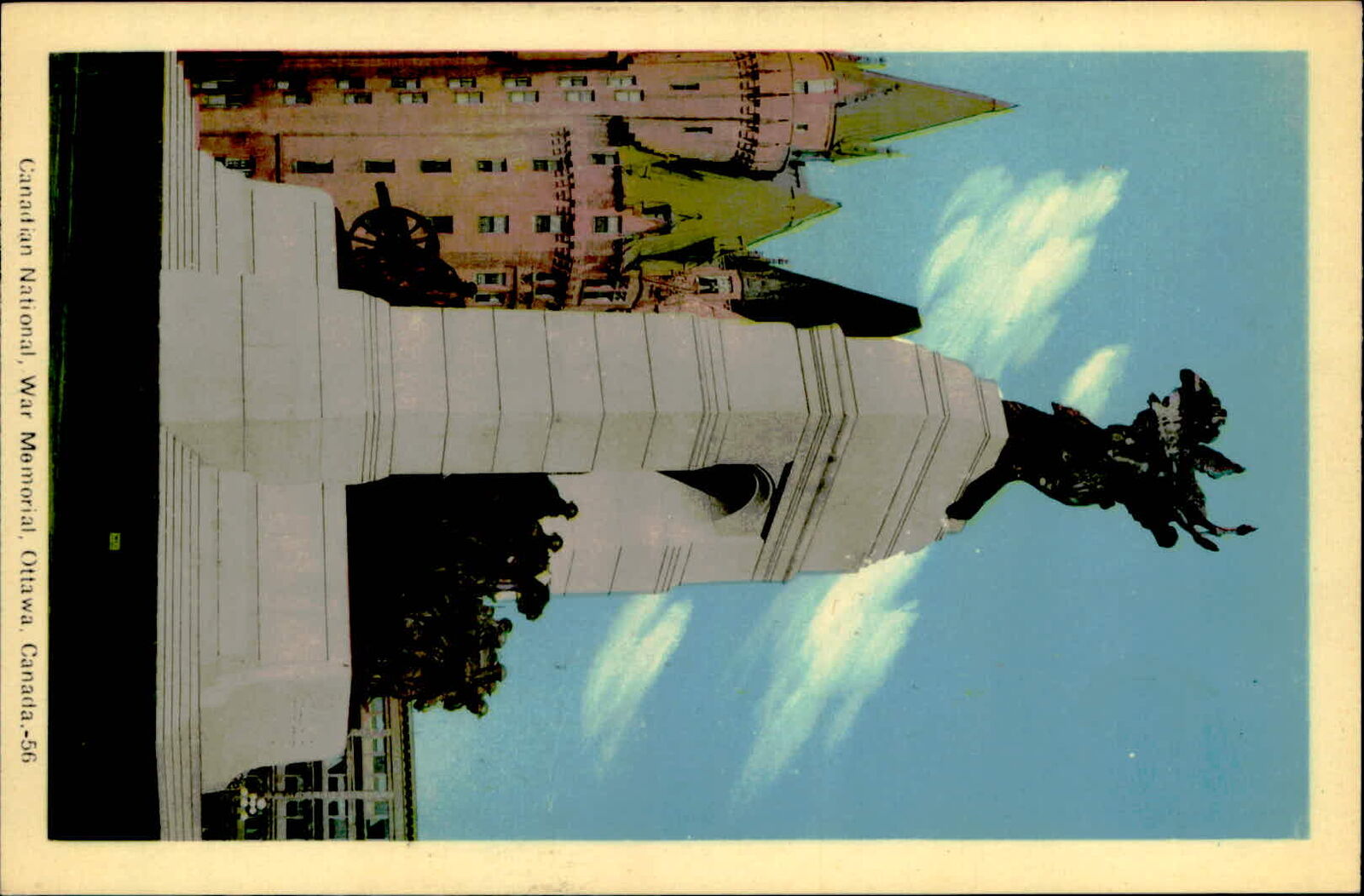 Postcard: Canadian National, War Memorial, Ottawa, Canada.-56