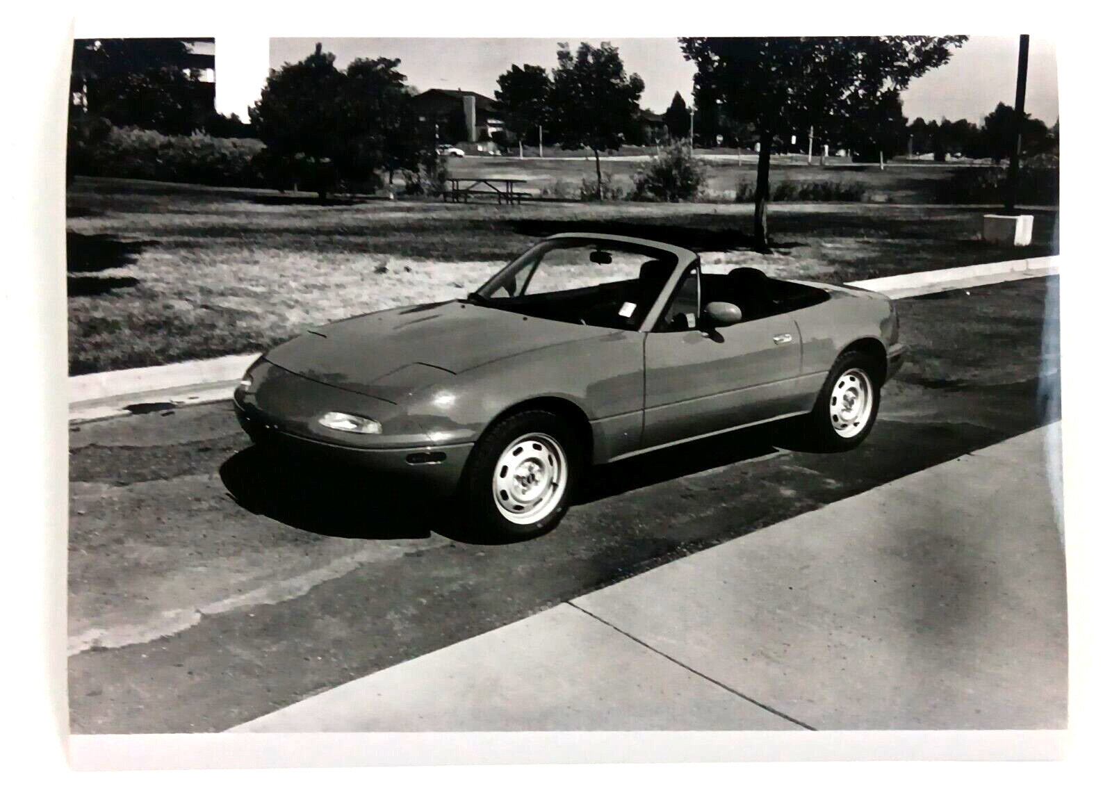 1989 Mazda Miata Convertible Automobile Sports Car Vintage Press Photo