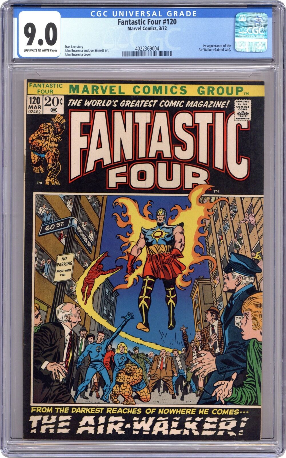 Fantastic Four #120 CGC 9.0 1972 4022369004