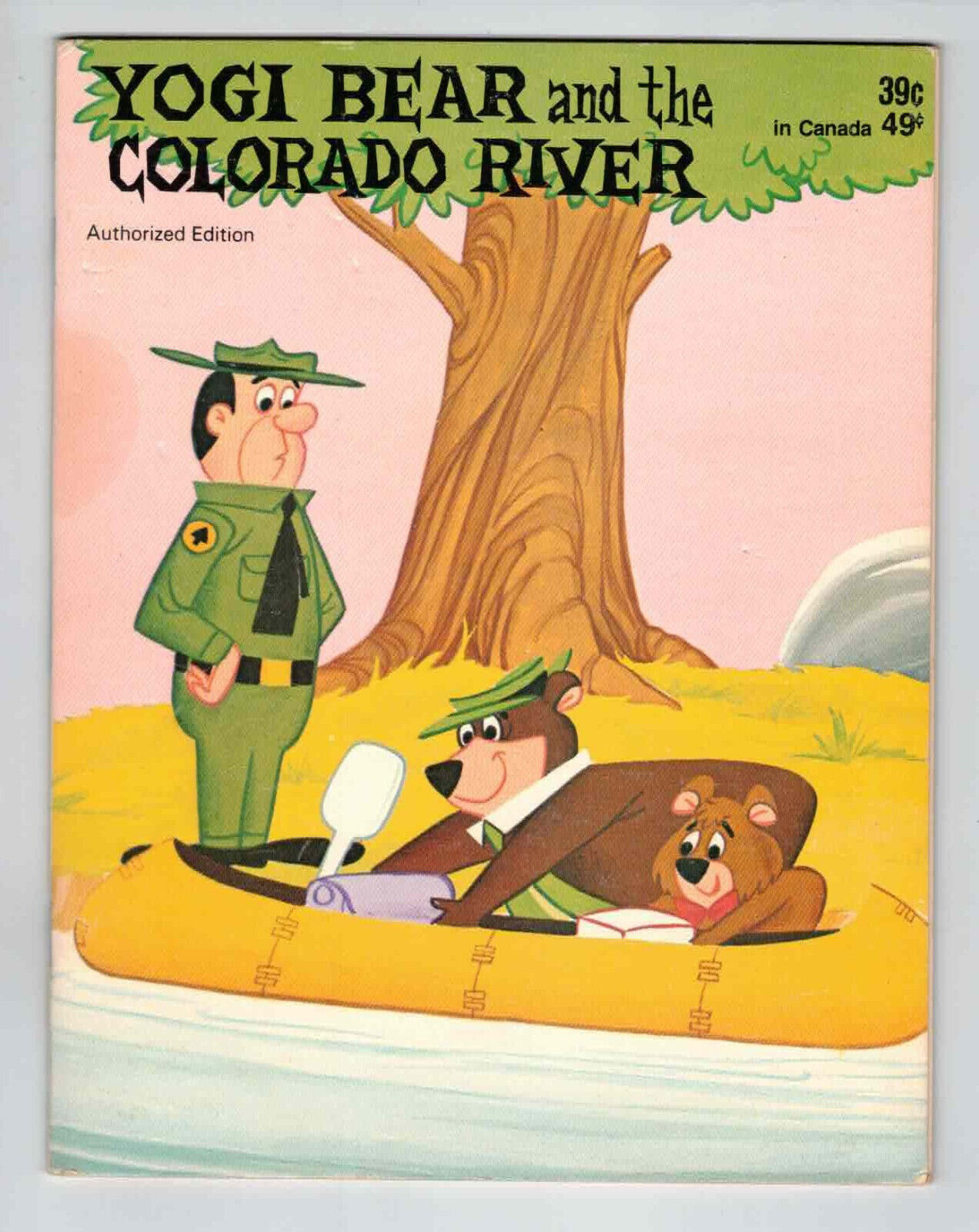 Vintage 1972 Hanna Barbera Yogi Bear and the Colorado River Durabook 1972