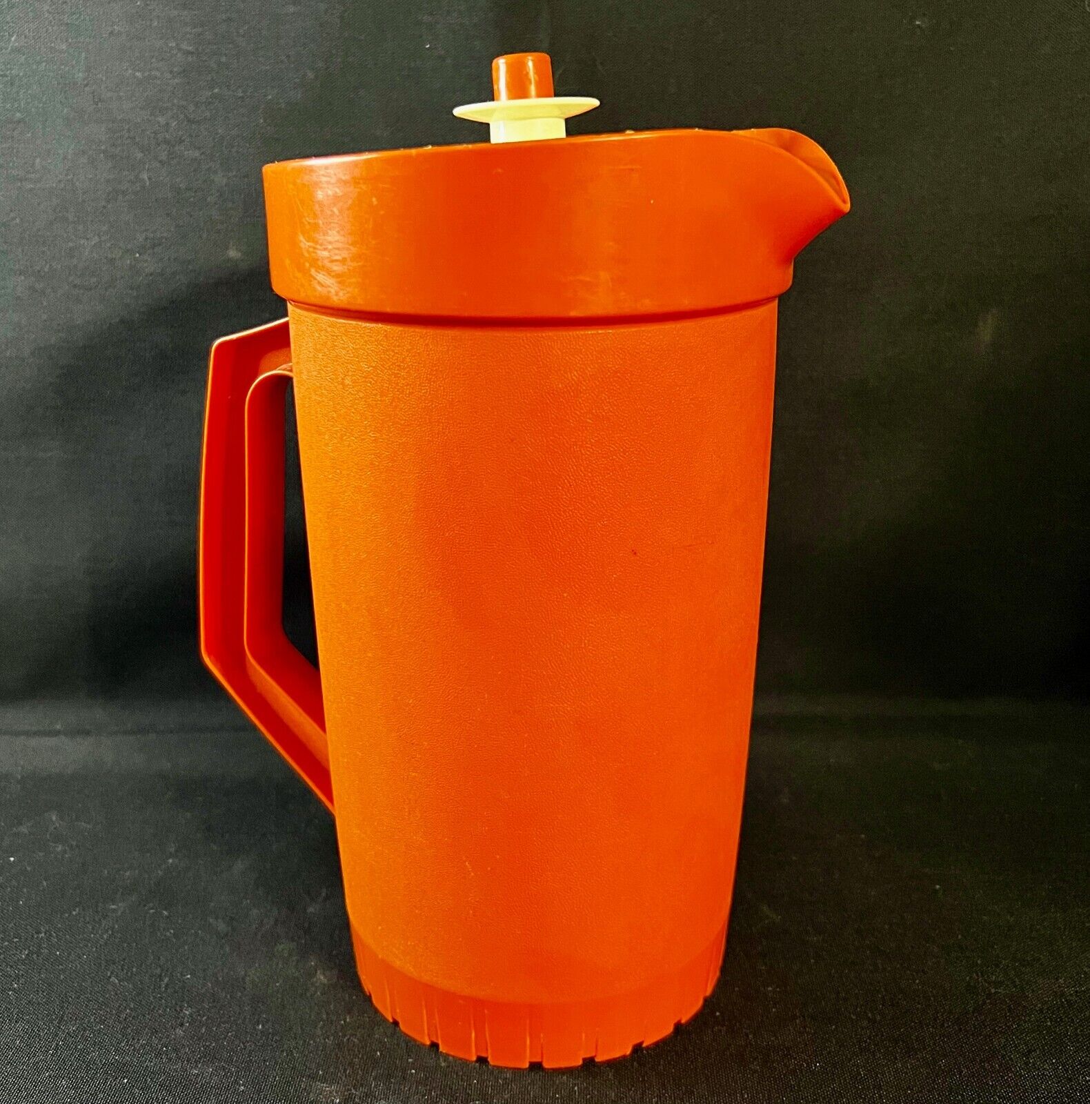 Vintage Tupperware, Harvest Orange, 2 QT. Pitcher, 800-8