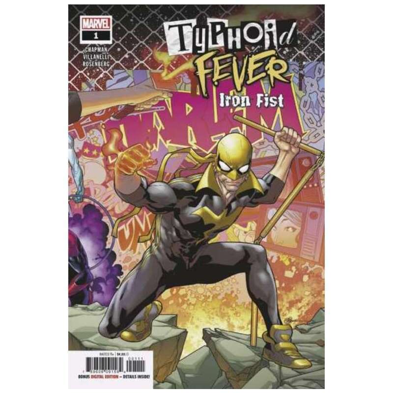 Typhoid Fever: Iron Fist #1 Marvel comics NM Full description below [r~
