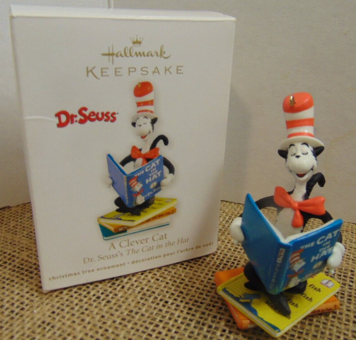 Hallmark Dr Seuss The Cat in the Hat A Clever Cat keepsake ornament