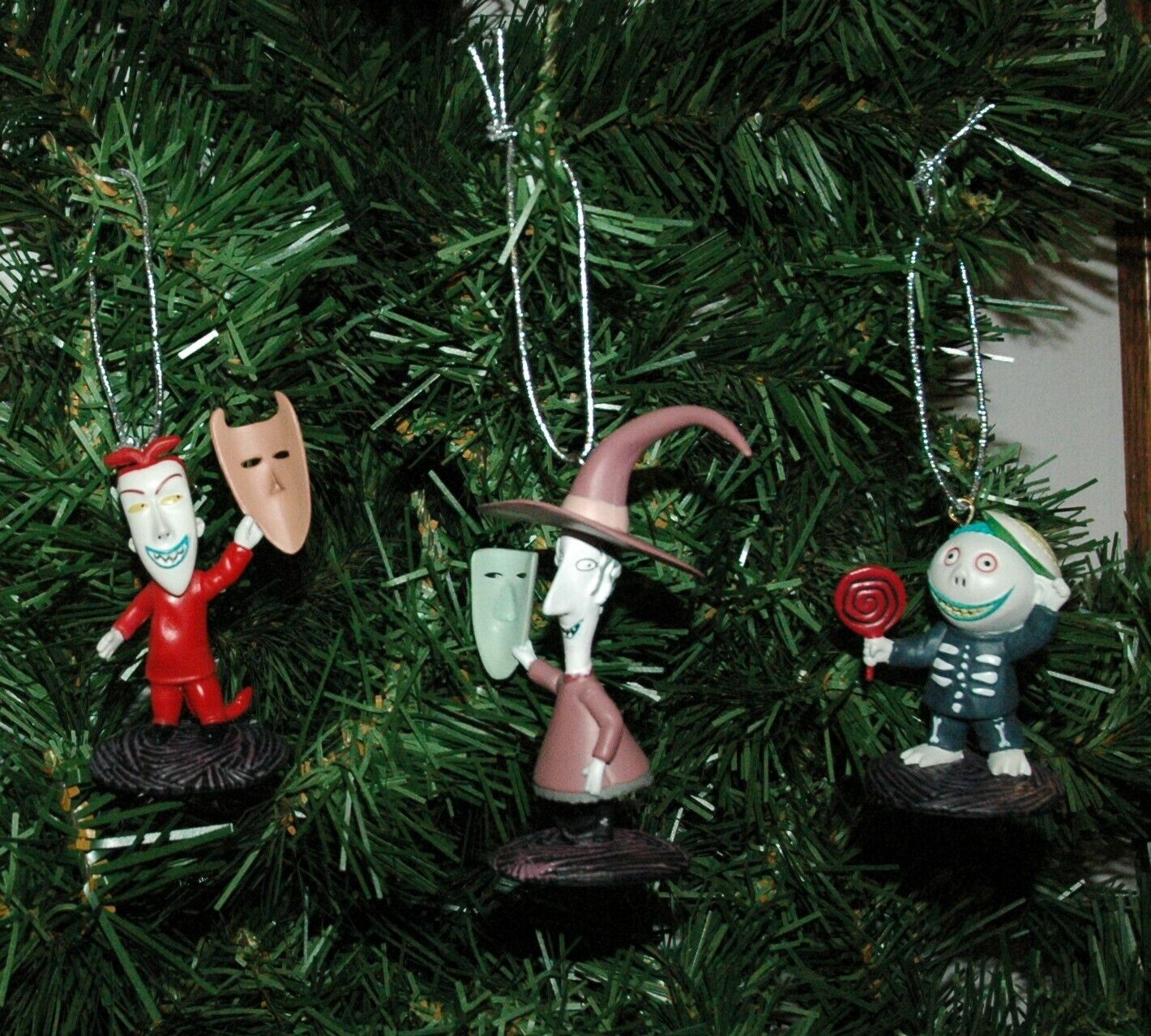 Lock, Shock and Barrel Nightmare Before Christmas Ornaments (Set of 3)