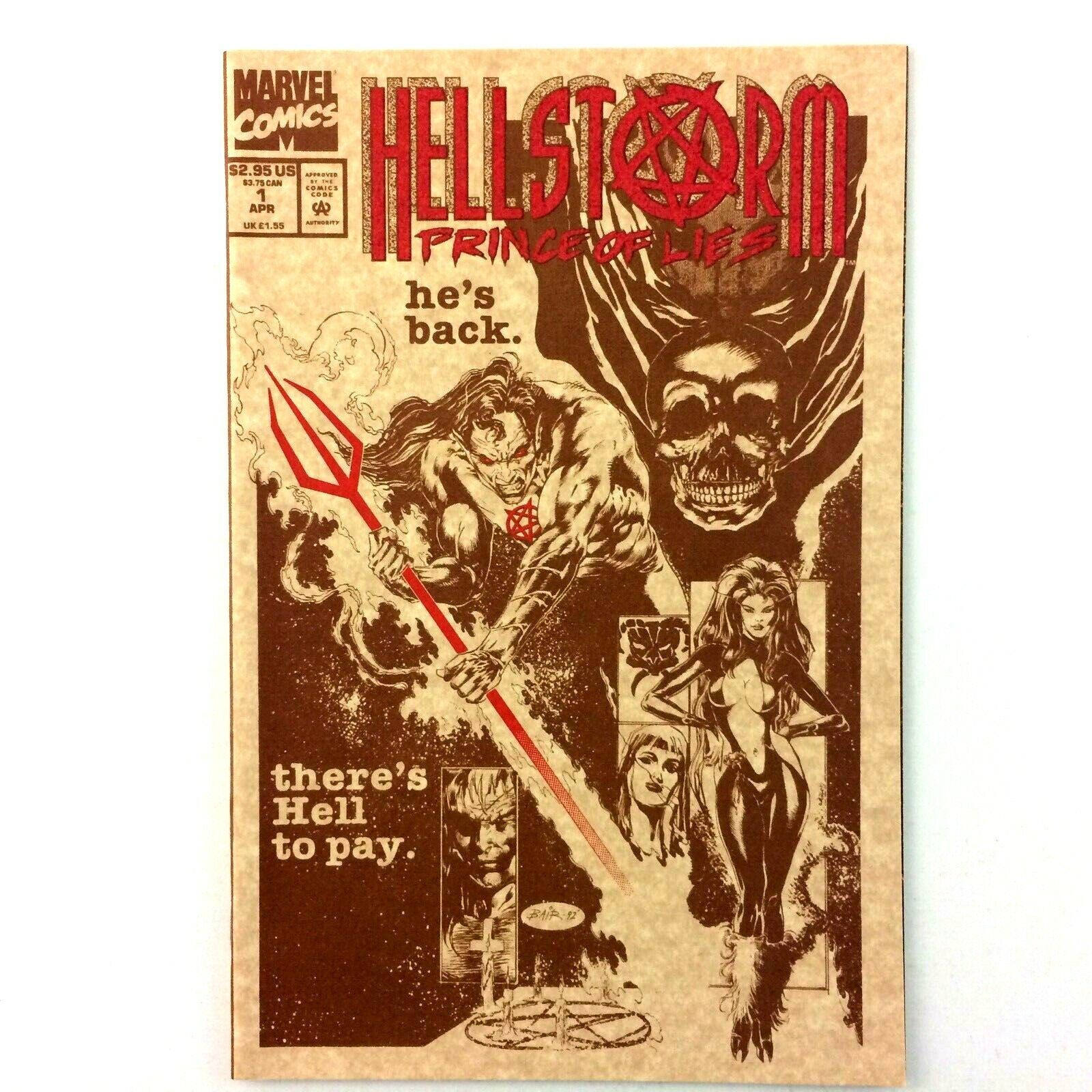 Hellstorm Prince of Lies #1 1993 Marvel NM- Satan Hulu Tv Series Helstrom