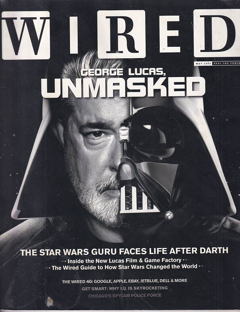 43304: WIRED GEORGE LUCAS UNMASKED #2005 VF Grade