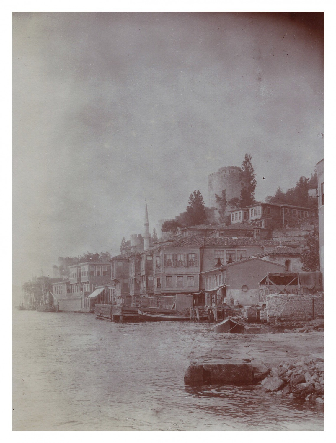 Turkey, Constantinople, Castle of Europe, Vintage Print, circa 1900 Print