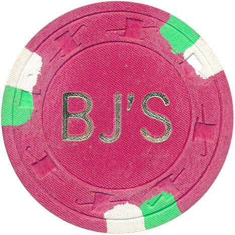 BJ\'s Casino Pahrump Nevada $5 Chip 1978