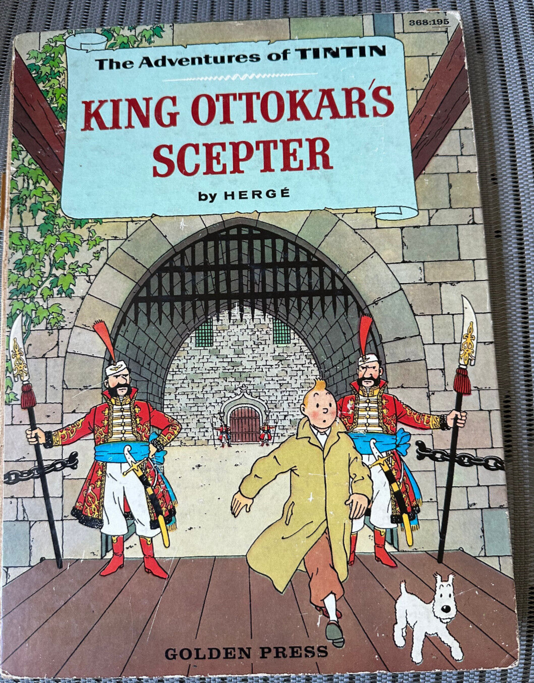 Hergé The Adventures of Tintin King Ottokar's Scepter 1st Golden Press 1959
