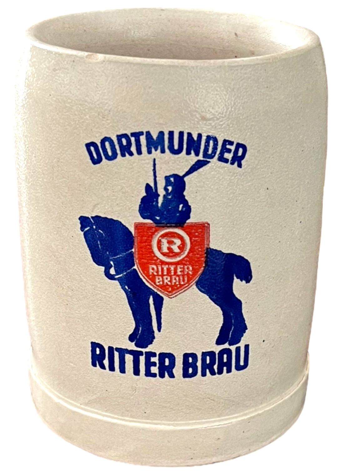 Dortmunder Ritter Brau Stein Mug 0.3L Made in Germany Knight Logo - VINTAGE