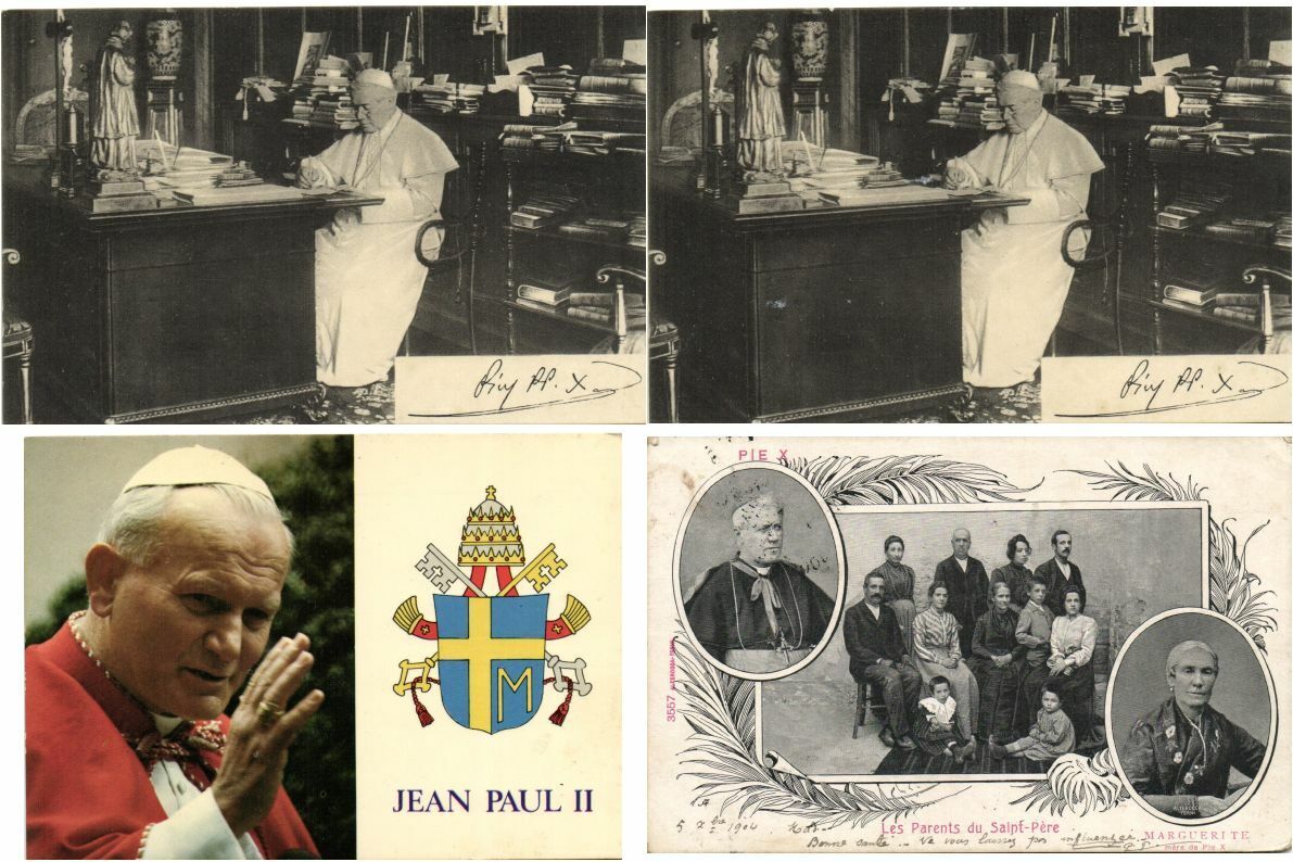 CATHOLIC POPE 50 Vintage Postcards mostly pre-1960 (L3460)