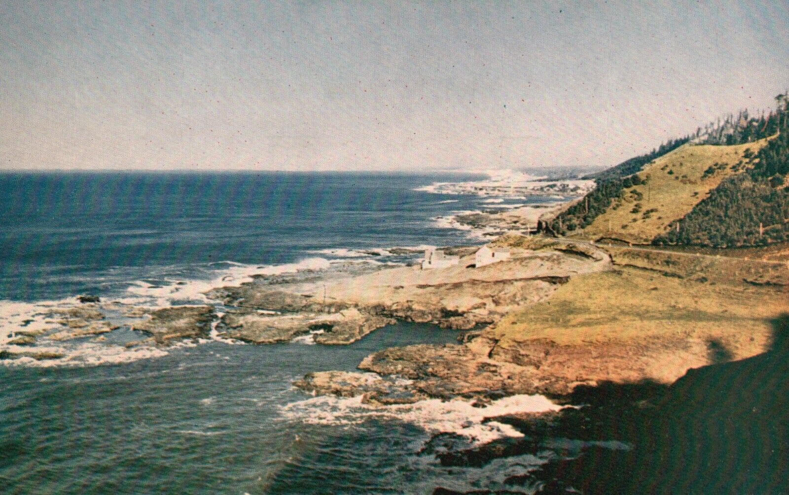 Postcard OR Cape Perpetua along Oregon Coast Chrome Unposted Vintage PC G9057