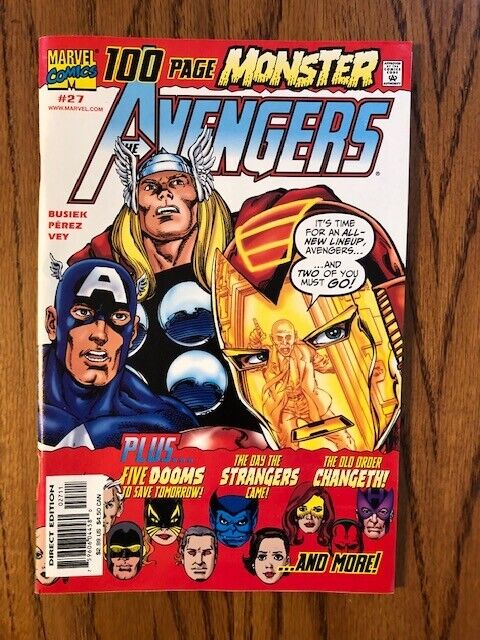 Avengers (1998-2004) #27 (2000) 1st Print Monster 100 Page