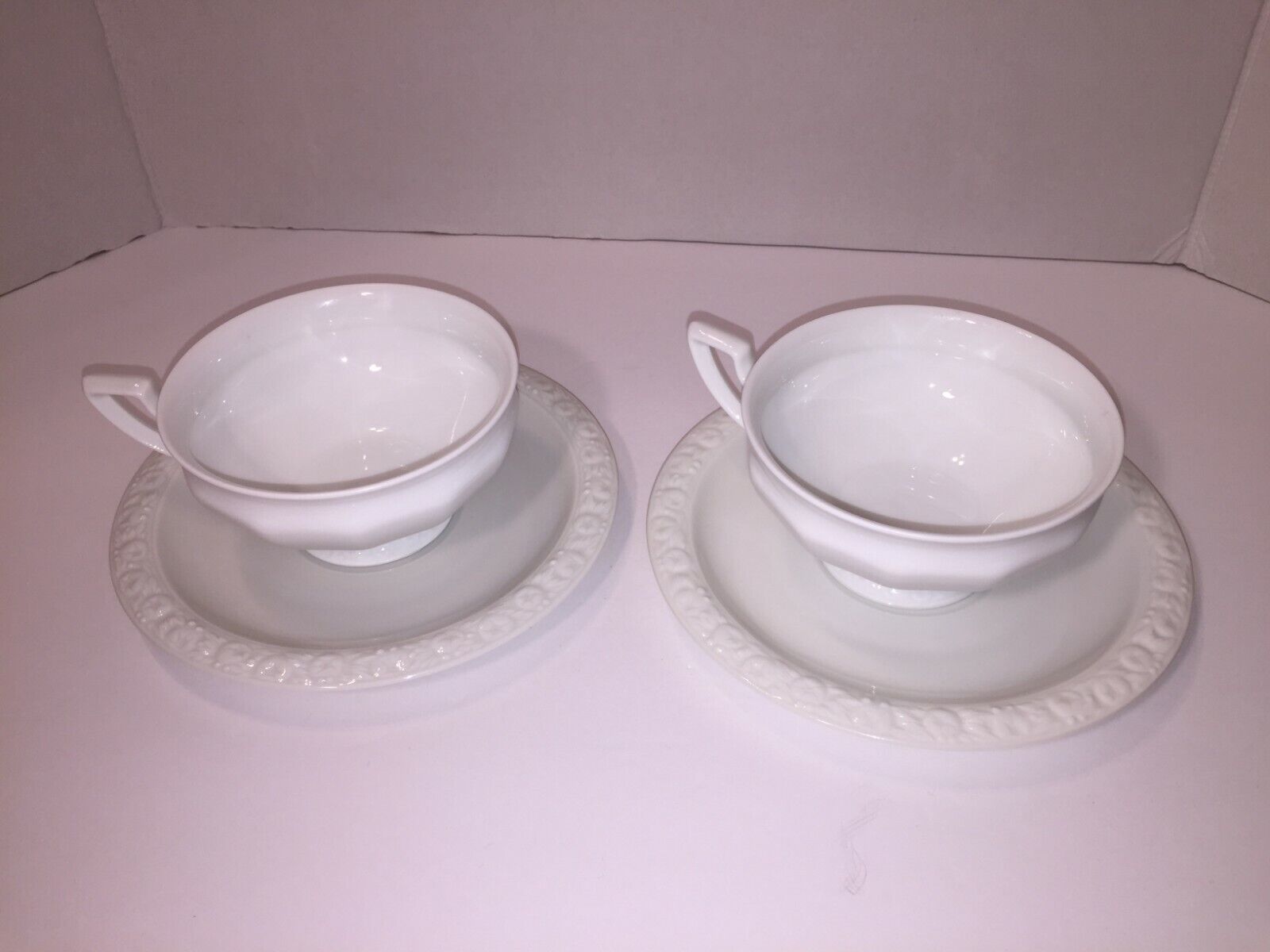 Gorgeous Rosenthale SELB Germany MARIA Porcelain Coffee Tea Cup & Saucer set, x2
