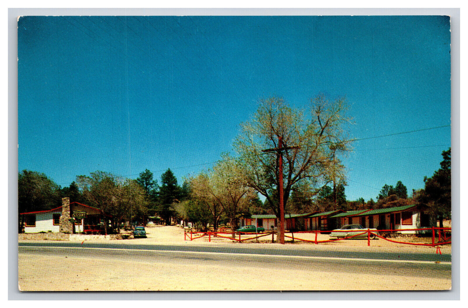 Hassayampa Court Motel, Prescott Arizona AZ Postcard