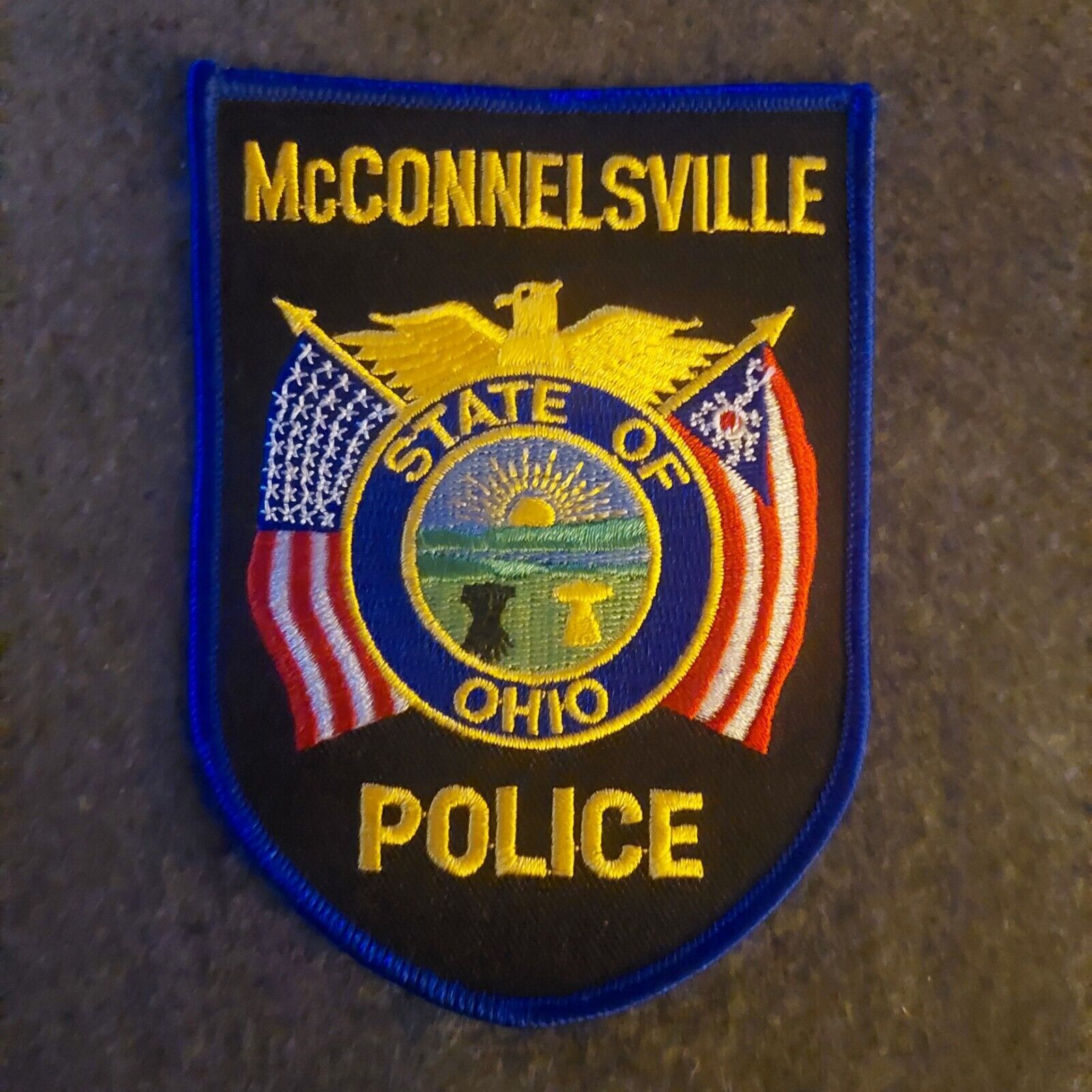 McConnelsville Ohio (Morgan County) - Police - Iron On Shoulder Patch 