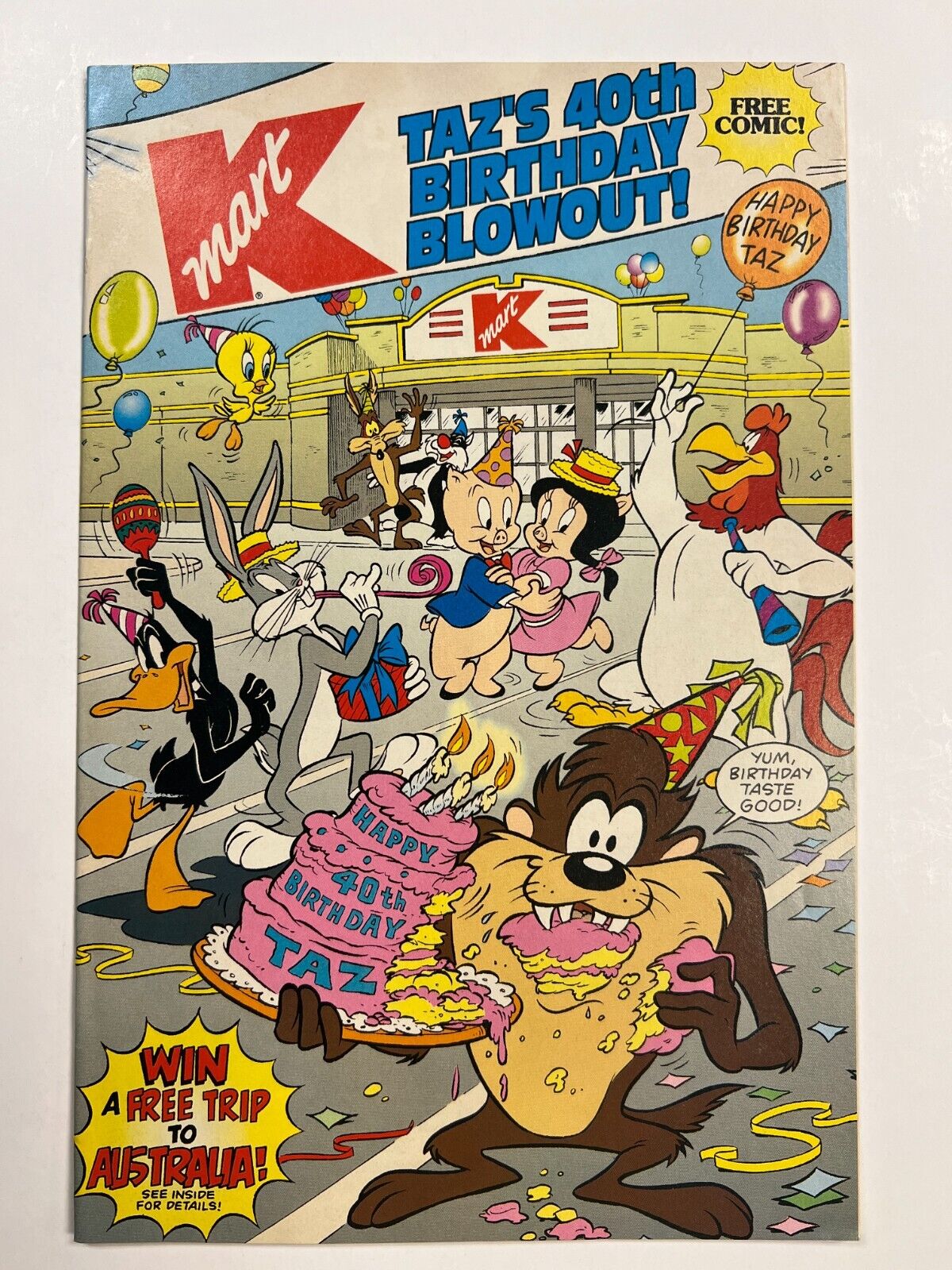 Taz's Birthday Blowout Kmart DC Comics 1994 FN/VF
