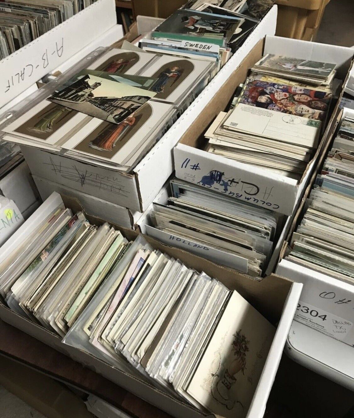 HUGE 500+ Vintage POSTCARD Lot - Early c1900's to 1970's STANDARD SIZE 3.5X5.5
