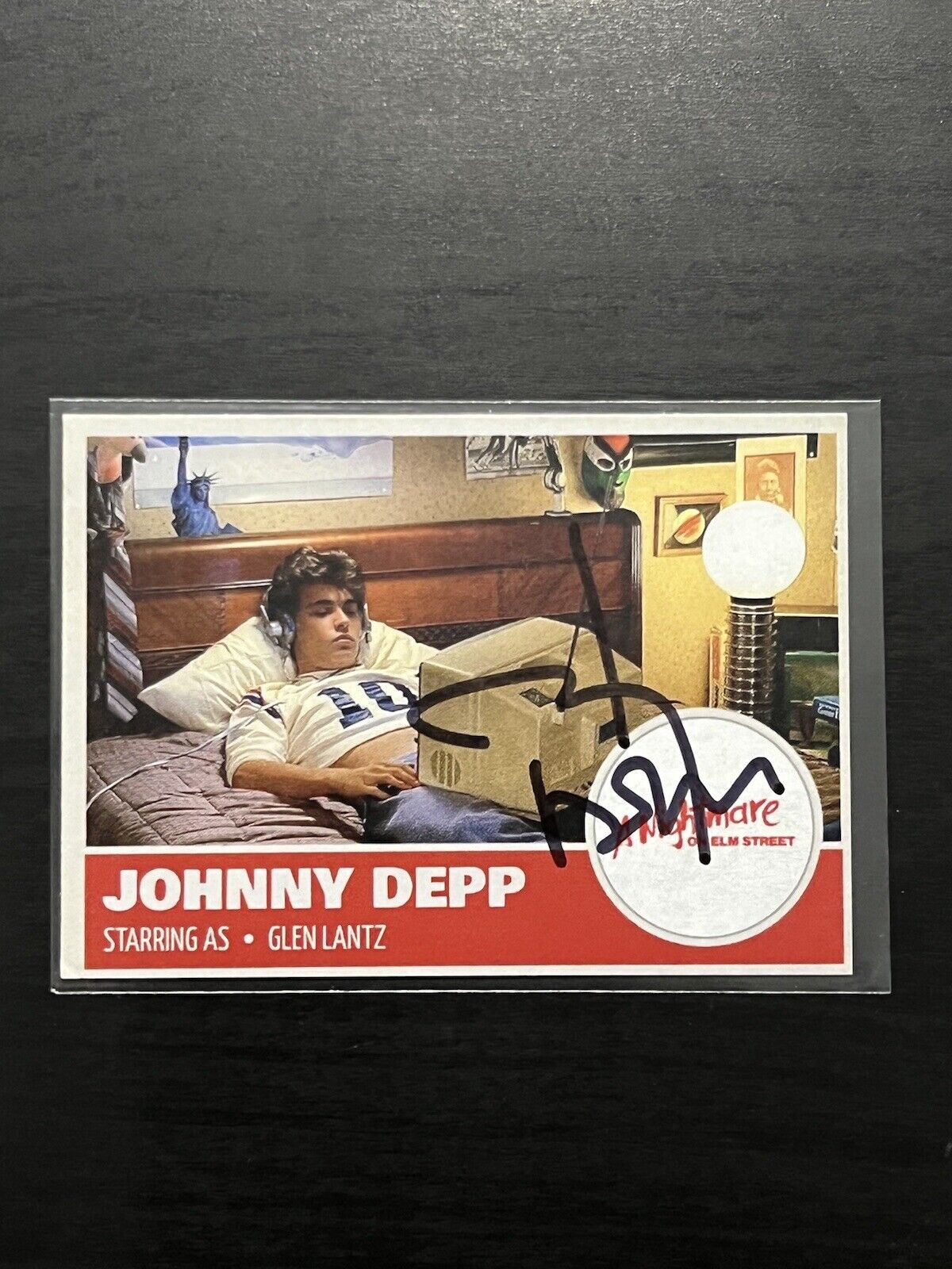 Johnny Depp Autograph A Nightmare On Elm St. Street Rookie Card